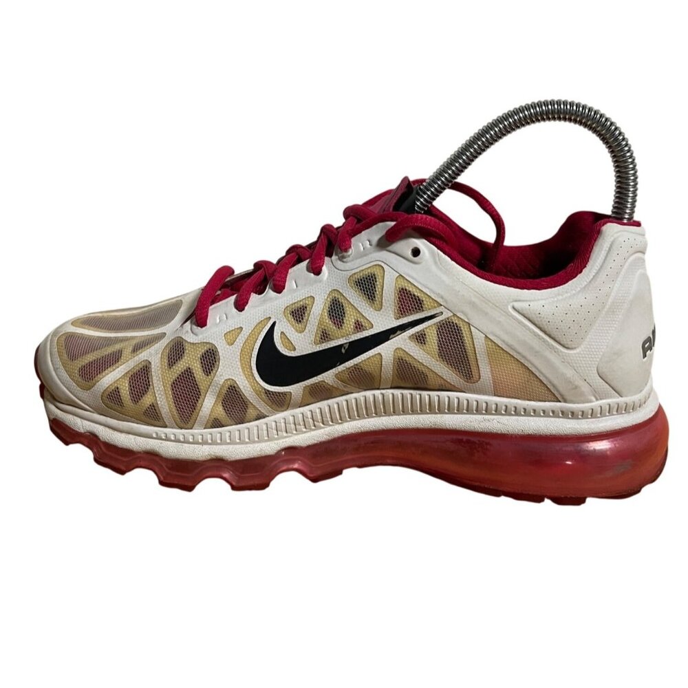 Nike Air Max Plus 2011 Womens Size 7.5 Red White Yellow Colorway FitSole